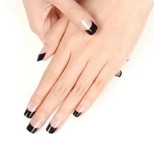 Black French Tip